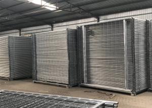 Quality Temporary Fencing Auckland 2100mm x 2400mm width 42 microns hot dipped galvanized for sale NZ standard temp fencing wholesale