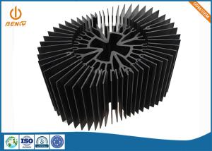 Quality Anodized Black Aluminum Extrusion Processing Extruded Heat Sink Plates wholesale