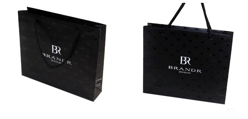 Fancy Personalised Paper Carrier Bags Decorative Handmade Max Load Weight 5KG