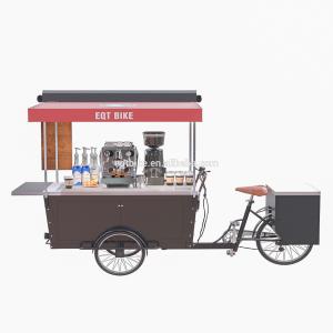 Quality Disc Brake 30km/H 300KG Tricycle Cargo Street Coffee Cart wholesale