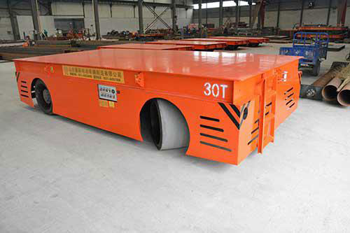 2-ton rail electrical transfer cart with wheels