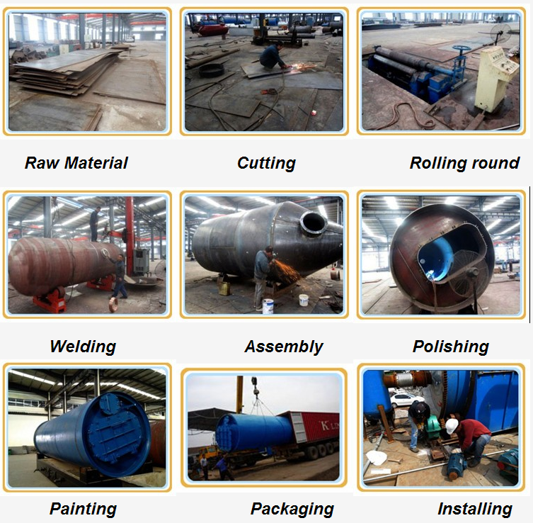D1600*3500mm Waste Oil Regeneration Distillation Machine for Diesel Fuel Refurbishment