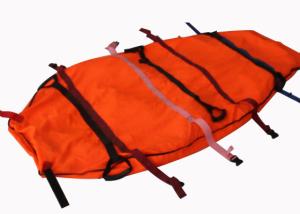Quality Orange 78cm medical emergency rescue equipment foldable air vacuum mattress stretcher adult foldable and easy to carry , convenient for storage and wholesale