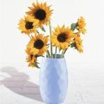 Cute Design Festival Use Silicone Plant Pot , Non - Stick Small Vases Custom