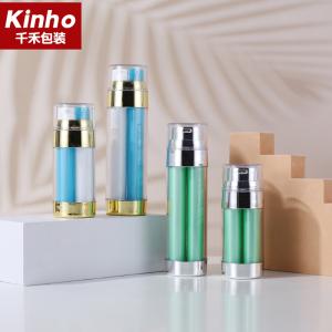 Quality Round 50ml Airless Bottle Double Chamber 30ml Makeup Pump Double Wall Two Sided 2 In 1 wholesale