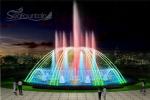 Park decorative landscaping led light water fountain