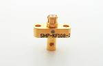 Female SMP RF Connector 2 Holes Flange Mount 50Ω Impedance for MF108A Cable