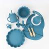 Buy cheap Full Silicone Straw Cover In 3D Design Lightweight Silicone Baby tableware set from wholesalers