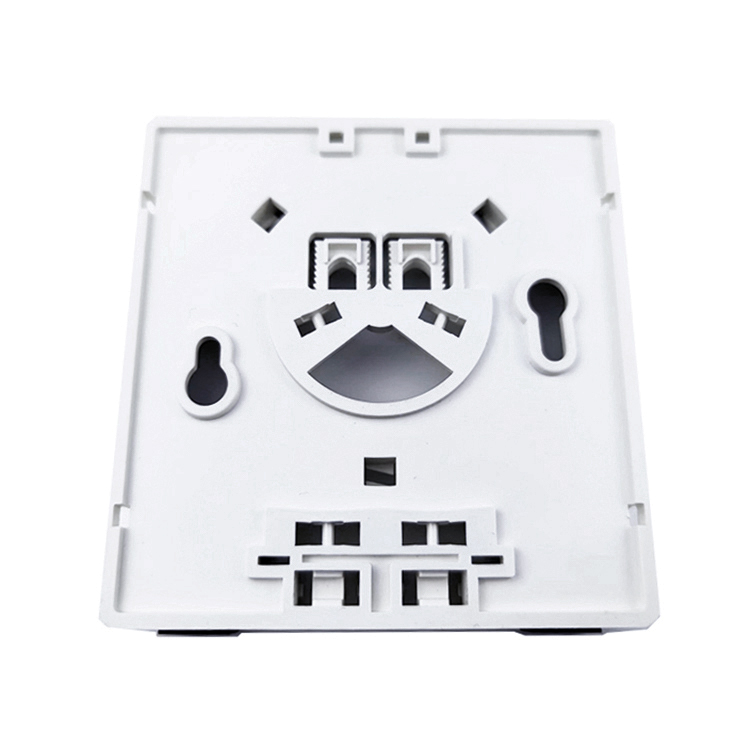 2 Cores SC APC Plastic Fiber Optic Faceplate Socket Panel Suitable for FTTH Network