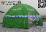 Green Inflatable Tent Exhibition , Commercial Inflatable Marquee Tent