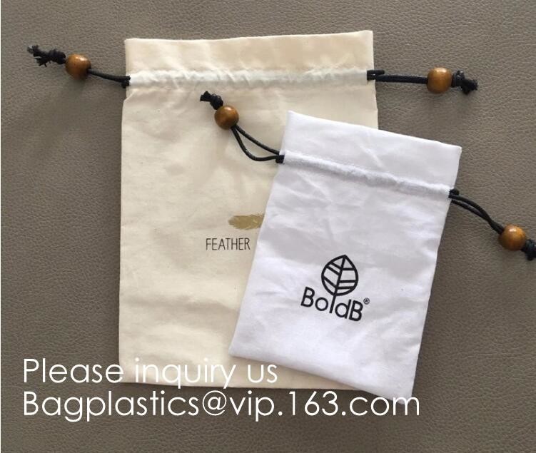 Natural Beige Thick Canvas Drawstring Pouches Produce Bags Muslin Bags Gift Bags Sacks Sachet Bags for Jewelry Candy Fav