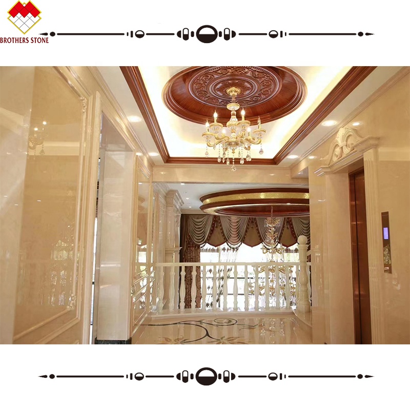 Standard or Customized Size White Onyx Marble Alabaster Stair Baluster for Luxury Homes