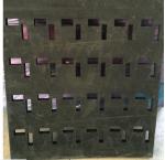 Black EVA Plate , Die Cut EVA Packing Foam For EVA Toys / Industrial Packaging