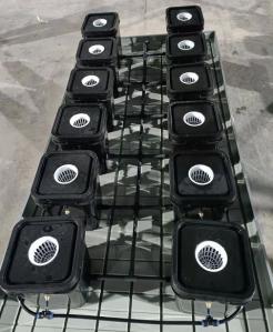 Quality Commercial 12 Bucket Aeroponic Grow System 13cm To 30cm Height wholesale