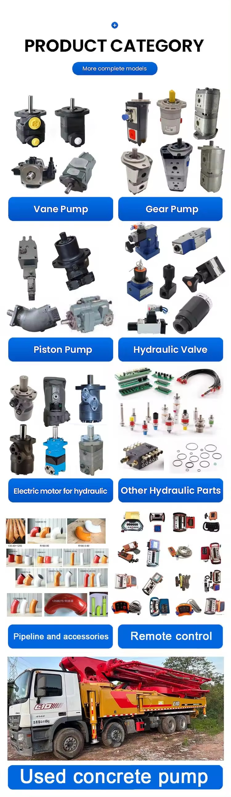 4WMM10G30/J S0112 R900566537 Rexroth Manual Reversing Valve SY ZL XG Concrete Pump Truck Safety Valve