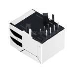 LPJ0011CNLV 10/100 Base-T RJ45 MagJack Tab Down Without Leds