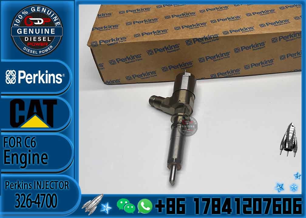 High Quality C6.4 Engine Fuel Injector CAT E320D 326-4700 326-4756 For Caterpillar Excavator Injector Parts