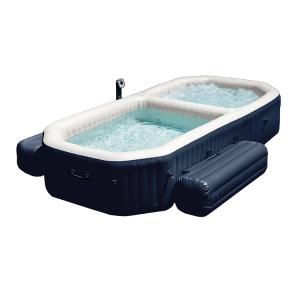 Quality 6 Person Adult Inflatable Spa Bathtub Freestanding Inflatable Hot Tub wholesale