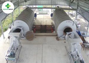 Quality 20 Ton Small Pyrolysis Plant Huayin Tyre Recycling To Diesel wholesale