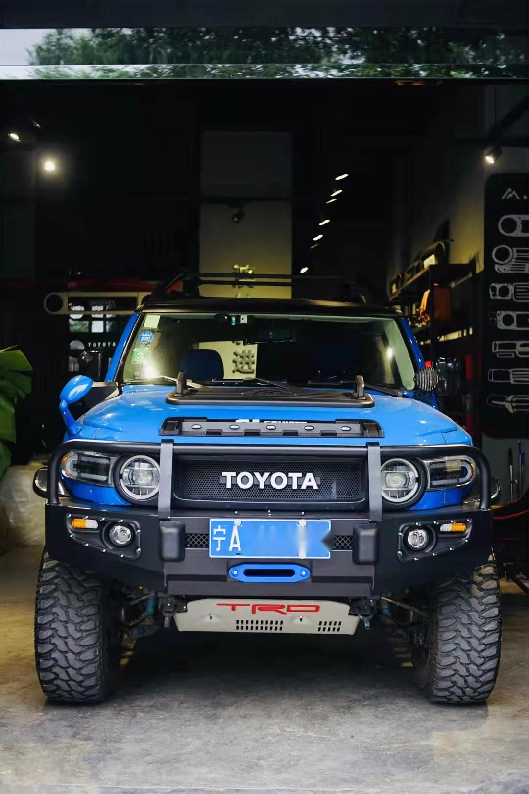 Toyota FJ Cruiser Winch Bull Bar Front Bumper Rear Bumper with Tire Carrier Jerrycan Holder