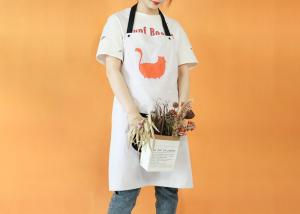 Quality White Canvas Girls 60 X 80cm Kitchen Cooking Apron wholesale