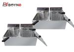 Fried Chicken Fryer Double Oil Tank Heavy Duty Restaurant Equipments