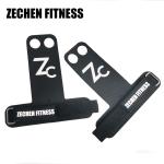 2 Holes Gymnastics Hand Grips For Pull Ups 2mm Black Diamond Microfiber Leather