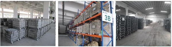 Bright Surface 50x50 Wire Container Storage Cages with Castors