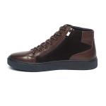 Autumn Burgundy Pigskin Sock Lace Up Leather Boots