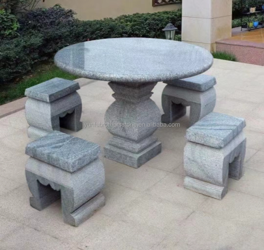 Natural Stone Chinese Granite Table Bases for Modern Polished Cut-to-Size Round Table