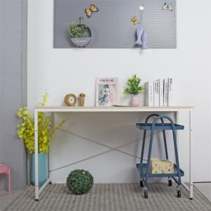 Quality Wooden Surface Northern Europe Style Metal Computer Table Shelf Desk for Home Product wholesale