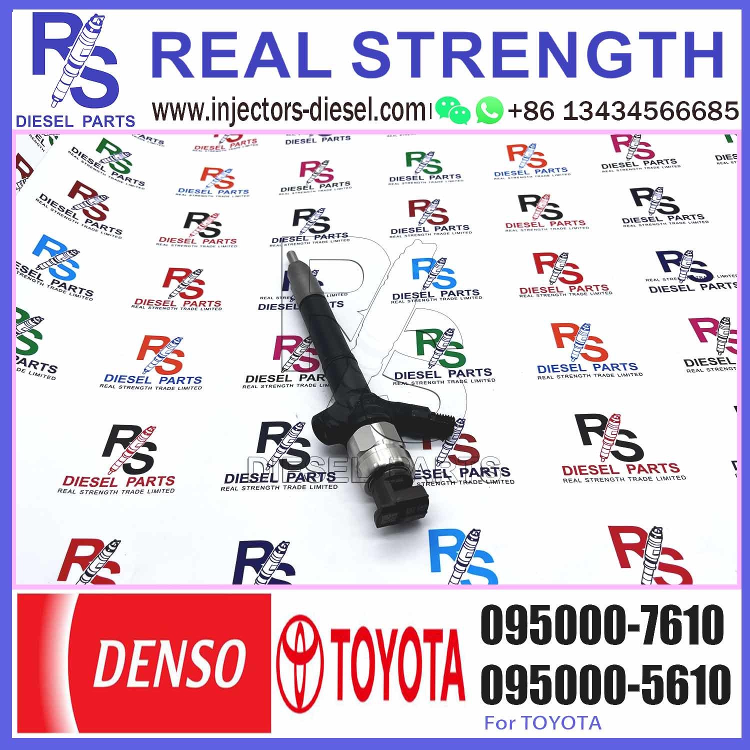 New Diesel Common Rail Injector 095000-6110 095000-6900 095000-7600 095000-7610 23670-09200 236700R060 For TOYOTA 2AD-FH