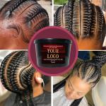 black hair firm hold water based long-lasting clear color no label custom logo