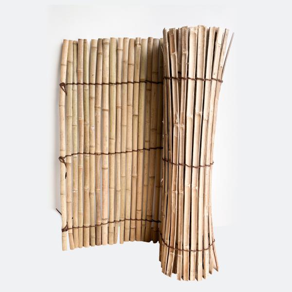 Bamboo Slats Outdoor Screen Fence Rolls Wholesale Natural Bamboo Fencing Slat