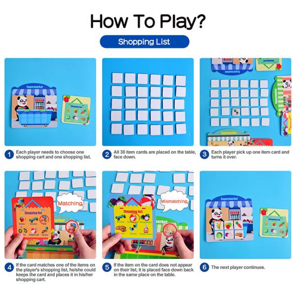 Concentration Matching Memory Game Preschool Memory Games For Children