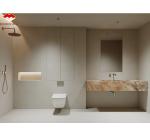 Modern Onyx Marble Gold Vein Wooden Yellow Golden Grain Bathtub Decor for Modern