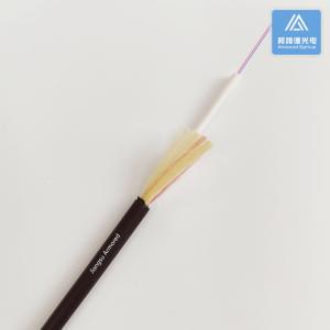 Quality Duplex Indoor Fiber Optic Cable Fiber Patch Cable Black LSZH 5.0mm wholesale