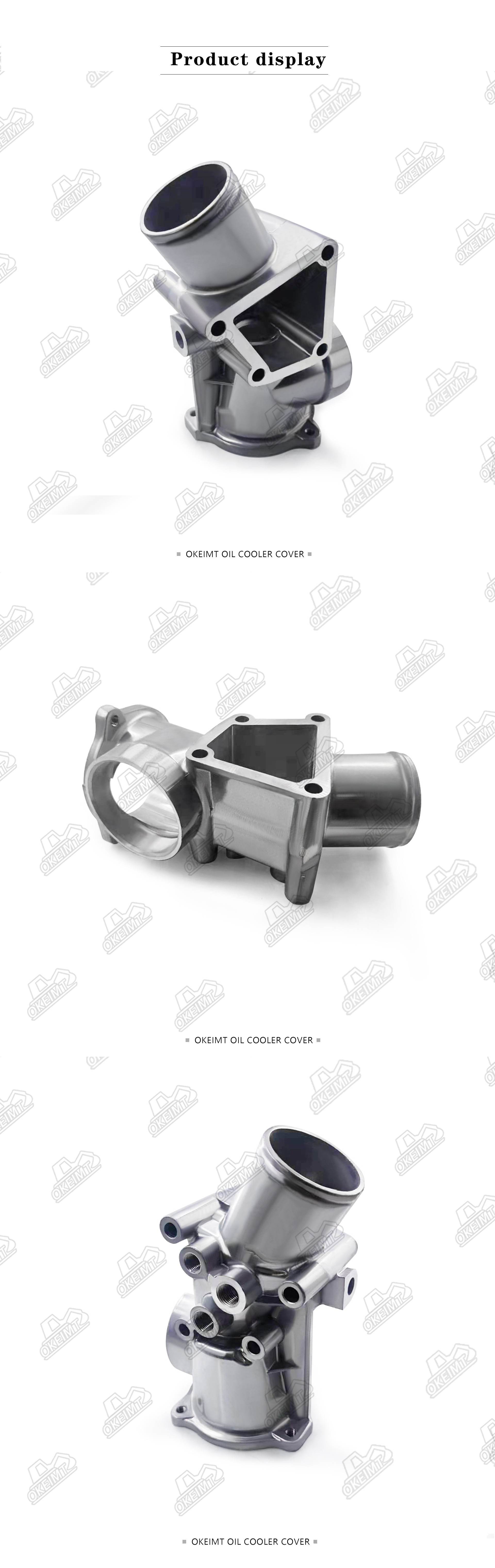6SD1 Isuzu Engine Parts Thermostat Housing Cover 1-13716168-1