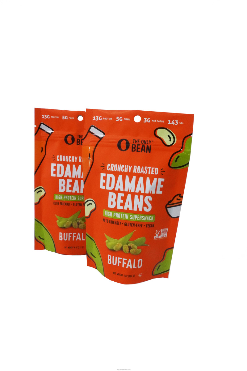 Composite Plastic Aluminum Foil Beans And Packaging Bags With Side Gusset