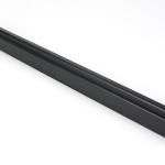 Customized Black Plastic Bar Slat PVC Profile Channel