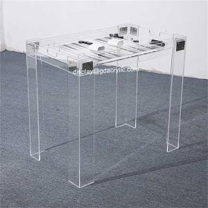 Quality Outdoor Lucite Acrylic Backgammon Chess Table Set wholesale