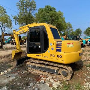 Quality Komatsu PC60 6T Crawler Hydraulic Excavator Machine W/0.25m3 Bucket Capacity wholesale