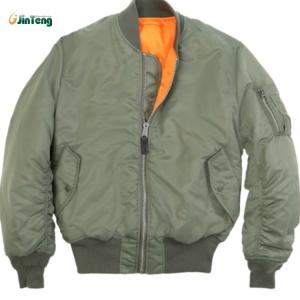 Quality Nylon Flight MA-1 Bomber Jacket Military Garments Reversible wholesale