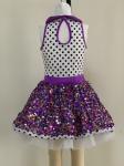 Children Ballet Uniform Dresses Style Purple White Color Oem Sevice