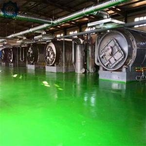 Quality 50ton Scrap Tyre Rubber Powder Pyrolysis Production Line For Fuel Oil wholesale