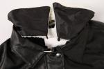 Ladies High quality leather jacket, Women's Leather jacket, Sherpa collar