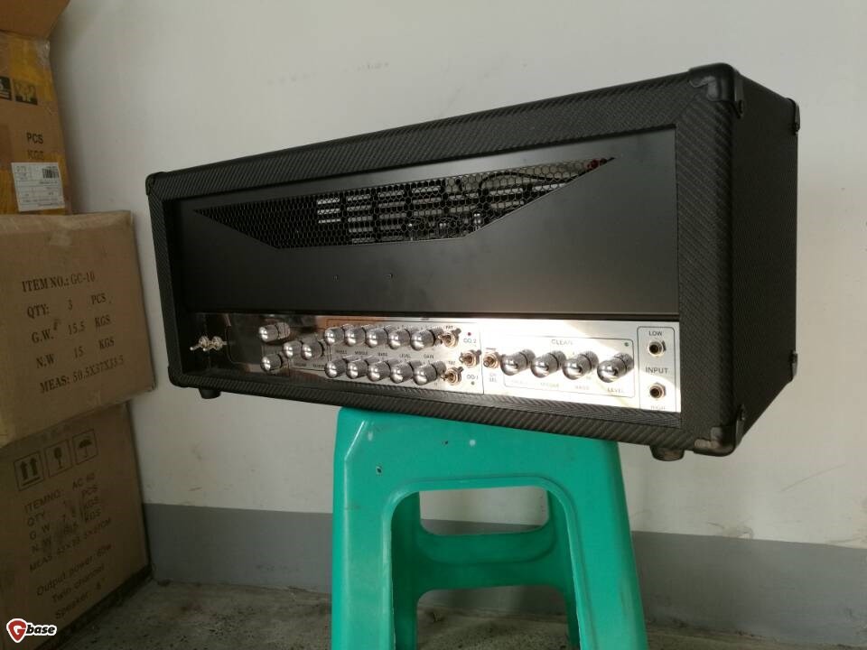 All Tube Guitar Amplifier Head,100W high/low input,clean channel(3 brand EQ,level); 2 drive channel od1/od2(gain ,3 bra