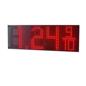 Quality 8.88 9/10 Green Red Petrol Station Price Signs With Double Sided Pole Sign wholesale