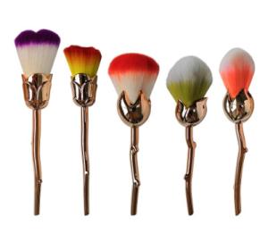 Quality Beauty Accessories Five Pieces Makeup Brush Set Colorful Soft Vegan Hair wholesale