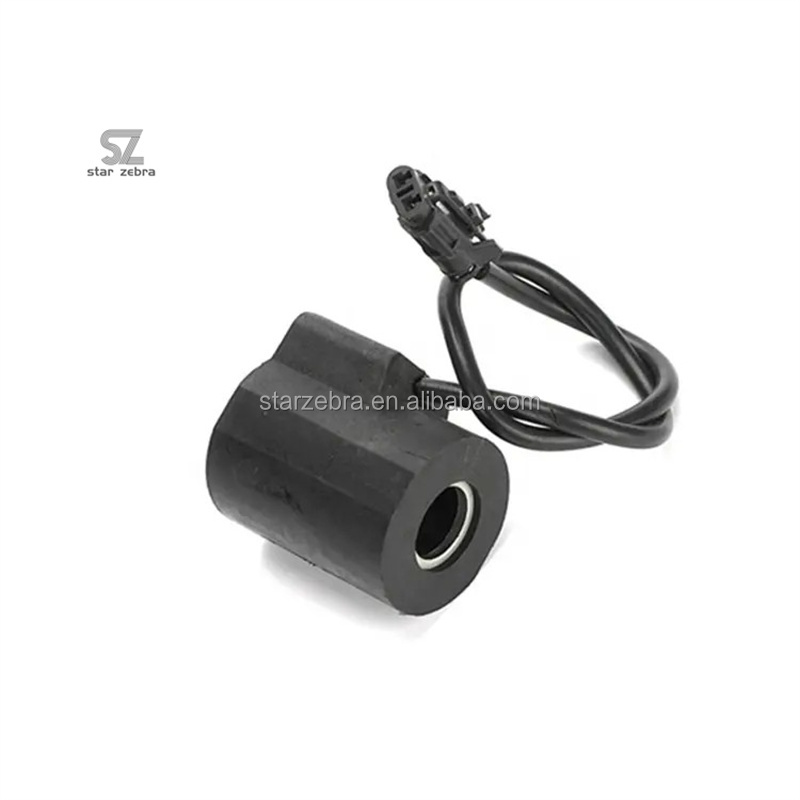 EDH0427V-H Big plug R220-5 R210-5 Round Solenoid Valve Coil for Hyundai Excavator Parts Voltage Round